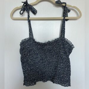 Abercrombie & Fitch Floral Stretch Tank Top